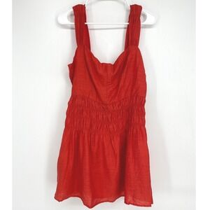Lost + Wander Women's Dress Sleeveless Mini‎ Smocked Casual Summer Medium NWT